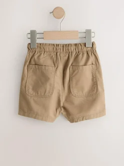 Next Tan Brown Pull On Shorts (3mths-7yrs)^BOY Shorts|Shorts
