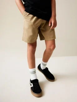 Next Tan Brown Regular Fit Shorts (3-16yrs)^BOY Shorts