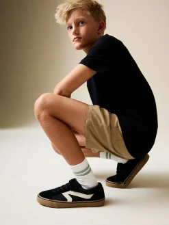 Next Tan Brown Regular Fit Shorts (3-16yrs)^BOY Shorts
