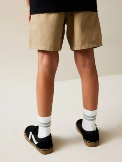 Next Tan Brown Regular Fit Shorts (3-16yrs)^BOY Shorts