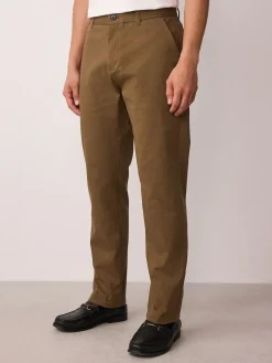 Next Tan Brown Slim Fit Stretch Chinos Trousers^ Pants & Chinos