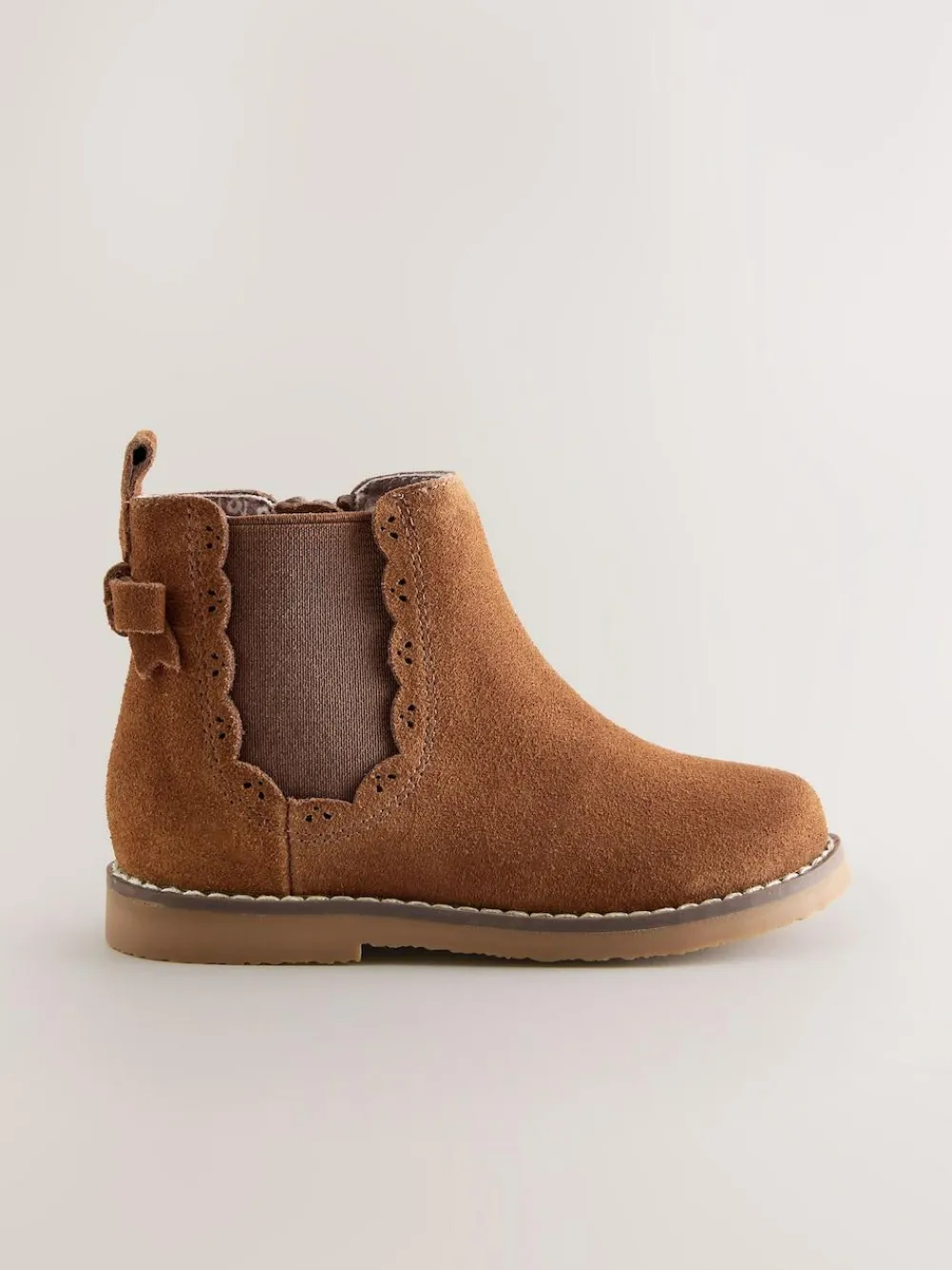 Online Next Standard Fit (F) Chelsea Ankle Boots Tan Brown