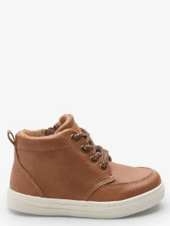 Outlet Next Standard Fit (F) Warm Lined Chukka Boots Tan Brown