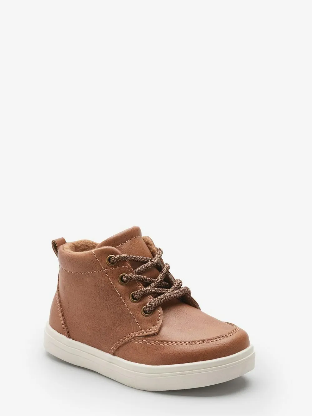 Outlet Next Standard Fit (F) Warm Lined Chukka Boots Tan Brown