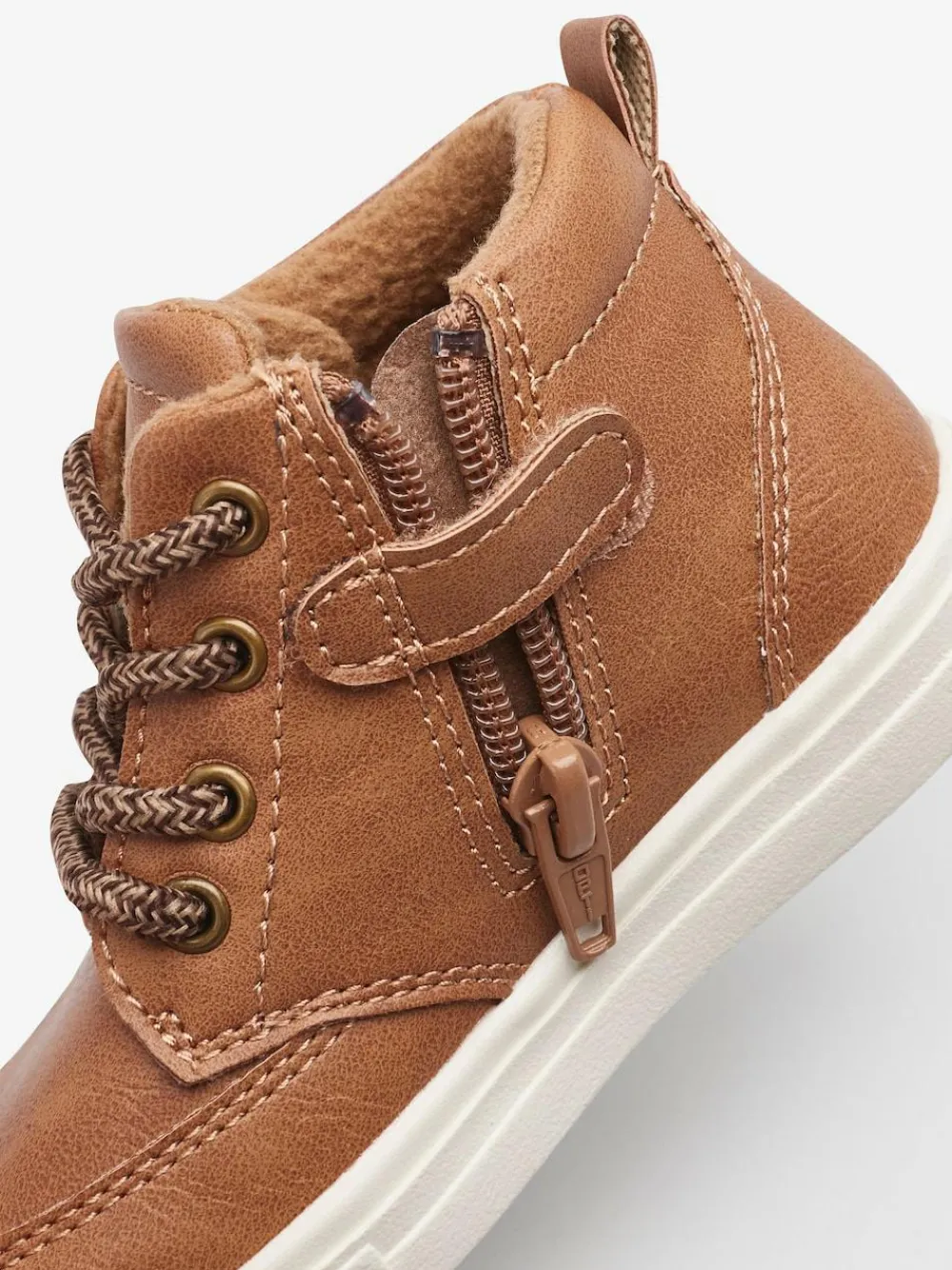 Outlet Next Standard Fit (F) Warm Lined Chukka Boots Tan Brown