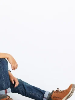 Online Next Standard Fit (F) Thinsulate Lined Walking Boots Tan Brown