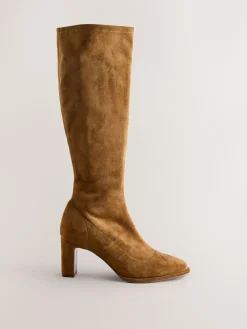 Next Standard/Wide Fit Forever Comfort® Round Toe Knee High Sock Boots^Women Boots & Wellies|Boots