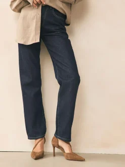 Next Premium Leather Asymmetric Court Heels^Women Heels