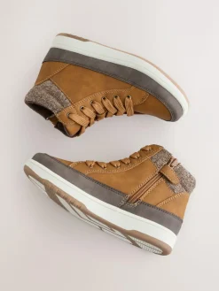 Next Warm Lined High Top Boots^BOY Boots|Boots