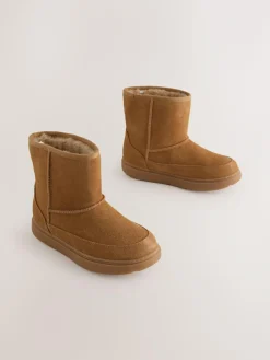 Next Tan Brown Water Repellent Suede Boots^ Boots|Boots & Wellies