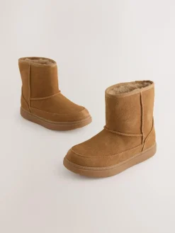 Next Tan Brown Water Repellent Suede Boots^ Boots|Boots & Wellies