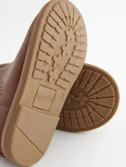 Next Wide Fit (G) Chelsea Ankle Boots Tan Brown