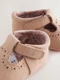 Online Next Leather Baby T-Bar Shoes (0-24mths) Tan