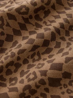 Next Tan Leopard Print Printed Pull On Wide Trousers (3mths-7yrs)^BOY Pants & Leggings|Joggers