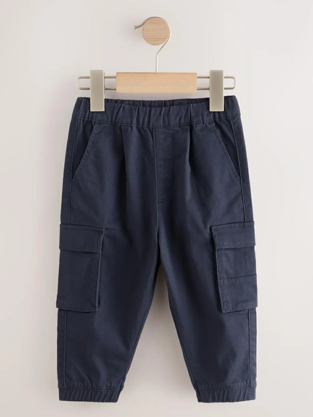 Discount Next Tan/Navy Cargo Trousers 2 Pack (3mths-7yrs)