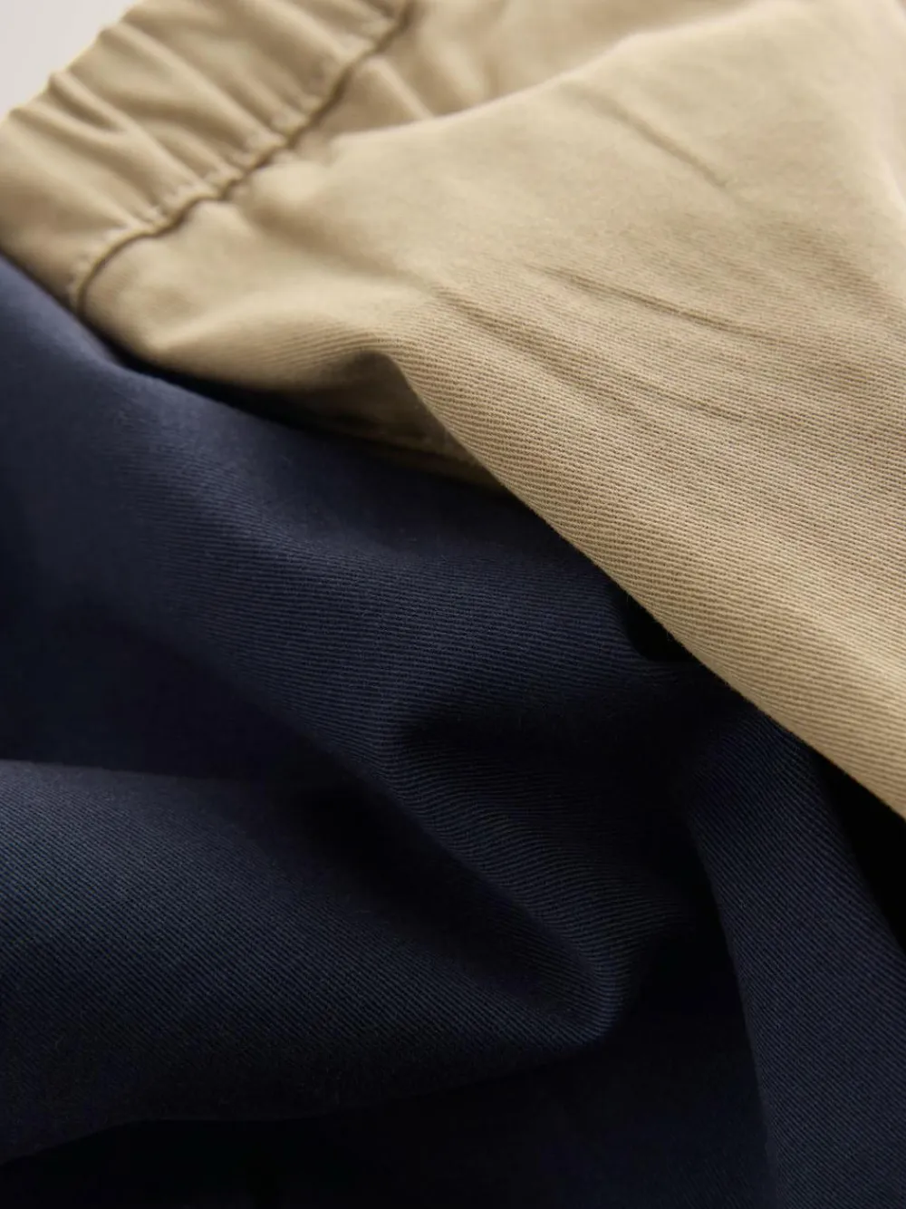 Discount Next Tan/Navy Cargo Trousers 2 Pack (3mths-7yrs)