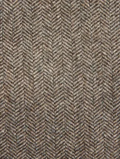New Next Regular Fit Signature Wool Blend Herringbone Nova Fides Blazer Taupe Brown