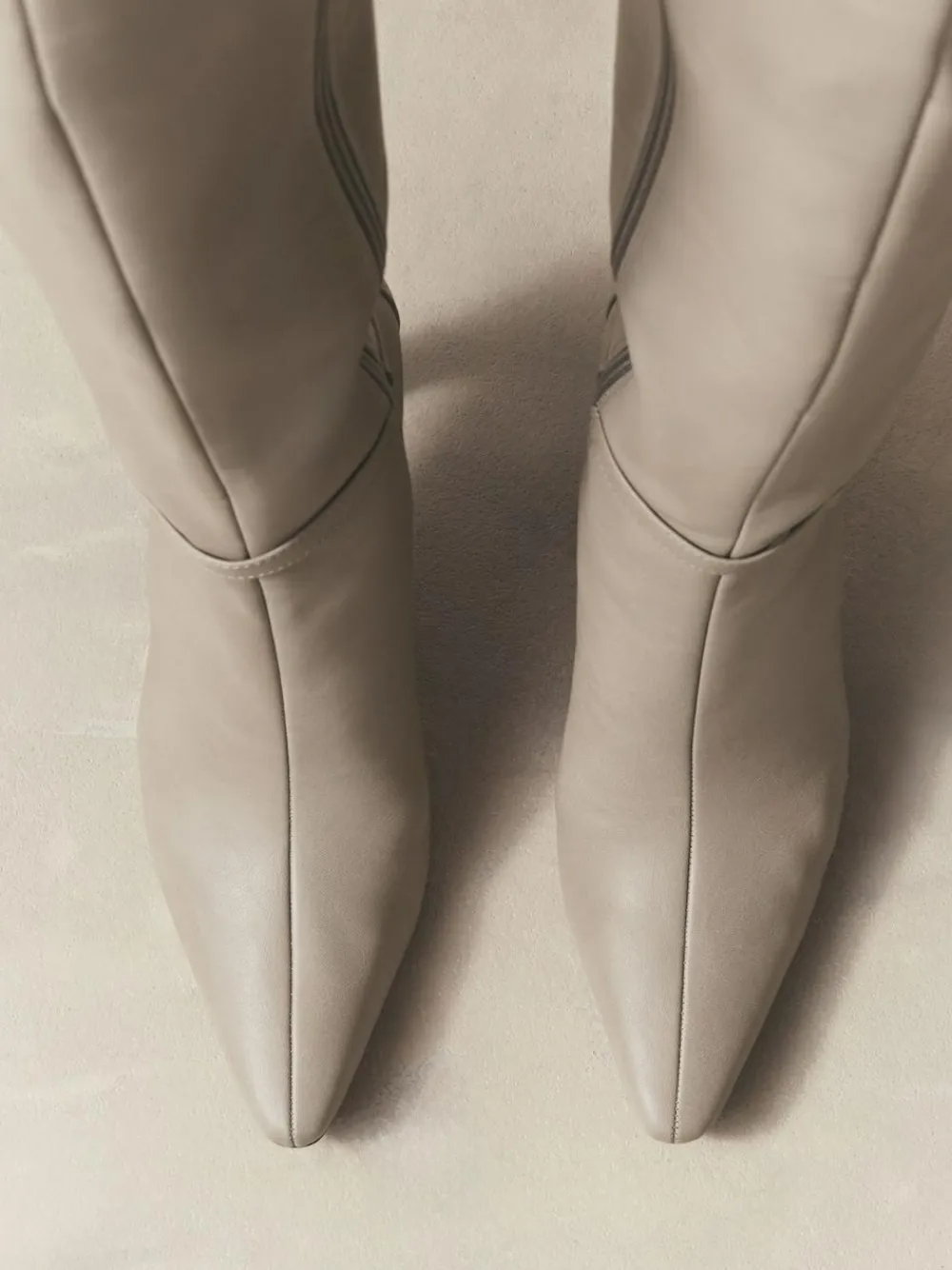 Next Forever Comfort® Knee High Hardware Trim Heeled Boots Taupe