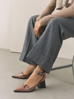 Next Forever Comfort® Point Toe Buckle Block Heels^Women Occasionwear