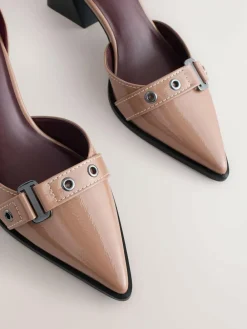 Next Forever Comfort® Point Toe Buckle Block Heels^Women Occasionwear