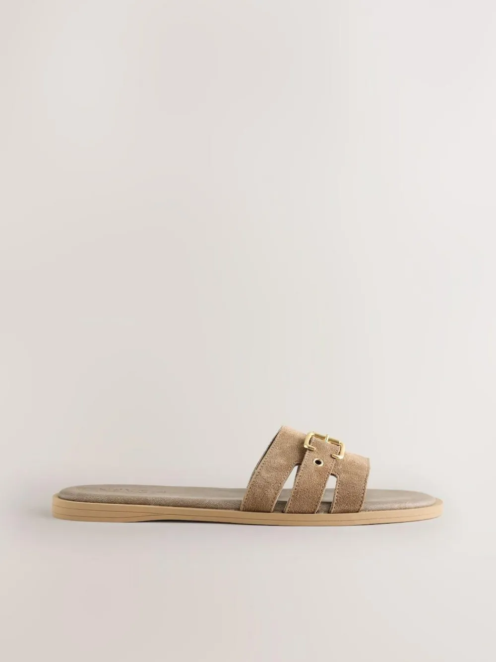 Next Buckle Mule Sandals^Women Wide Fit & Extra Wide Fit