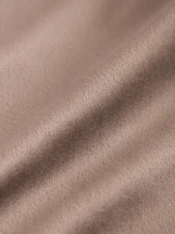 Next Taupe Slim Fit Self Lapel Velvet Blazer