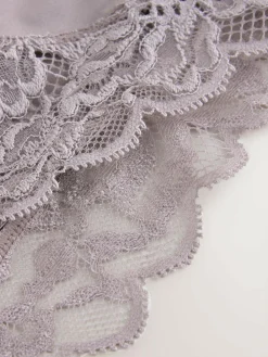 Next Ultimate Comfort Lace Back High Leg Knickers^Women Panties