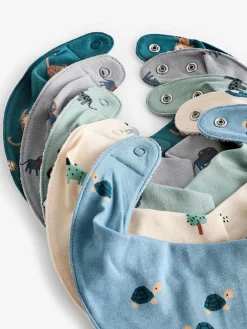 Next 5 Pack Dribble Baby 100% Cotton Bibs^ Bibs|Newborn Accessories