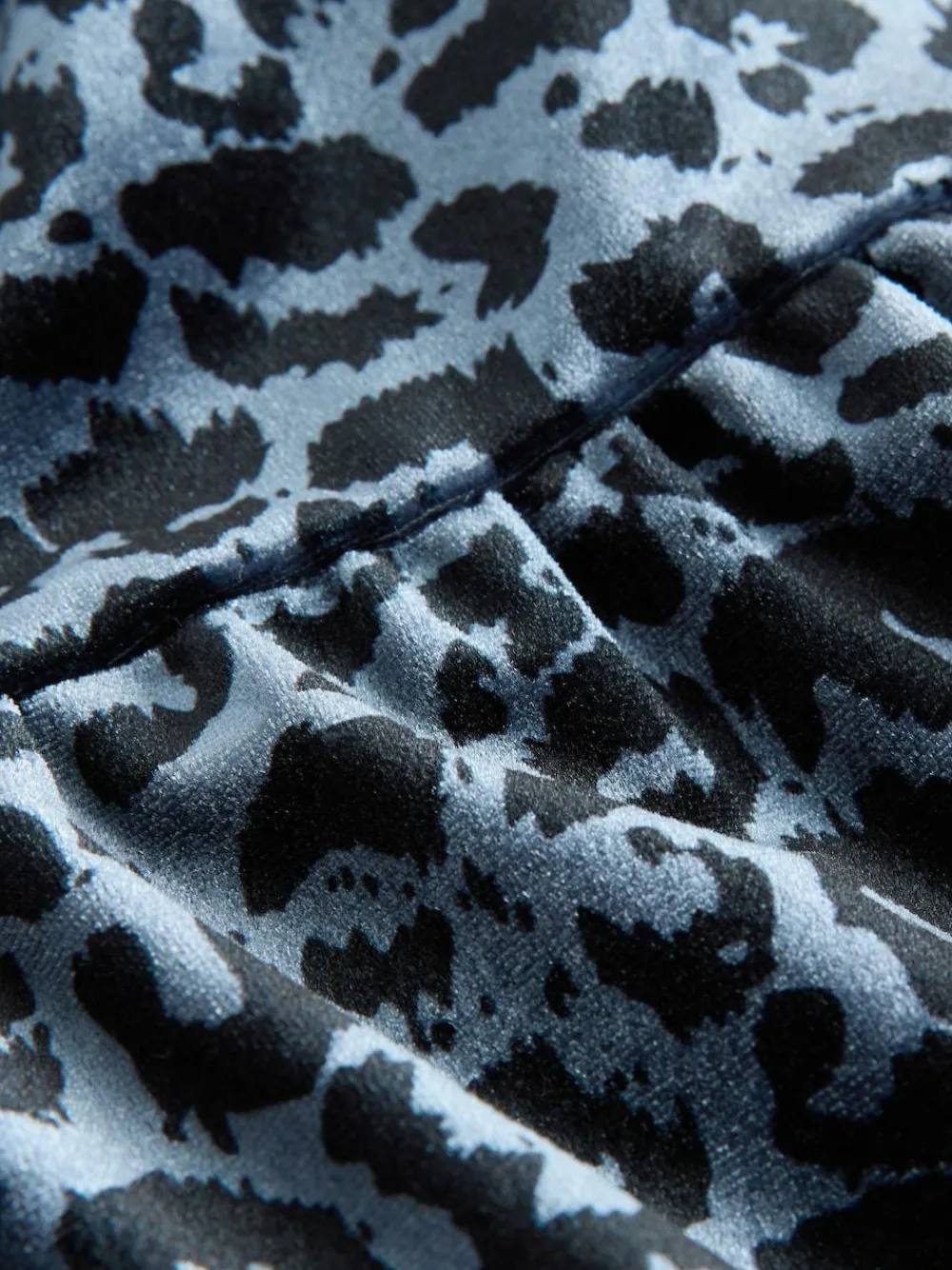 Hot Next Teal Blue Animal Print Velour Jumpsuit (3-16yrs)