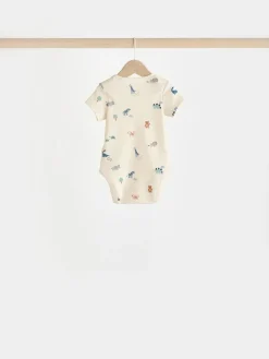 Discount Next Teal Blue Baby 100% Cotton Bodysuits 7 Pack