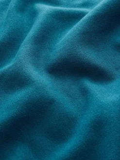 Best self. Half Zip Sweatshirt Teal Blue