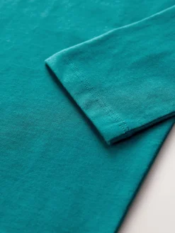New Next Long Sleeve Top (3-16yrs) Teal Blue