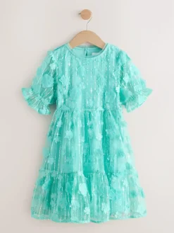 Next Mesh Flower Sequin Party Dress (3-16yrs)^ Dresses