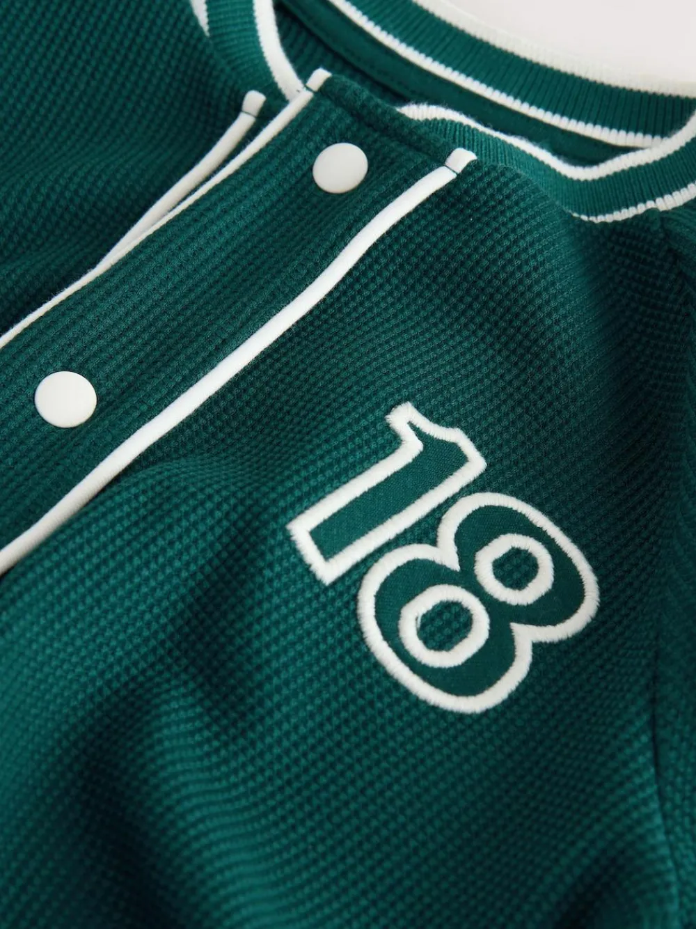 Clearance Next Short Sleeve Varsity Shorts Set (3mths-7yrs) Teal Blue