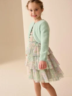 Next Fluffy Occasion Shrug (12mths-16yrs)^ Occasionwear|Knitwear & Sweaters