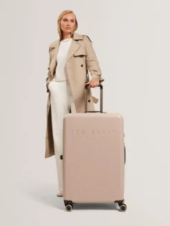 Ted Baker Icon Case Croc Large Suitcase^Women Luggage