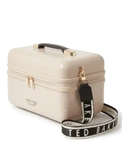 Outlet Ted Baker Icon Case Croc Vanity Case Nude