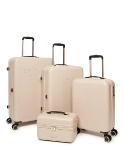 Outlet Ted Baker Icon Case Croc Vanity Case Nude