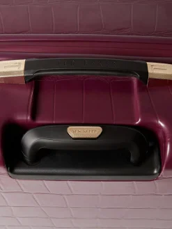 Discount Ted Baker Icon Case Croc Medium Suitcase Red