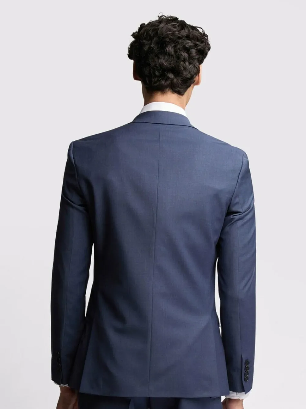 Ted Baker Tailoring Premium Blue Panama Slim Suit Jacket