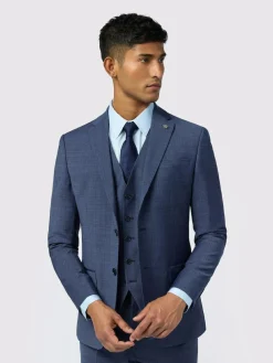 Discount Ted Baker Tailoring Slim Blue Foyle Airforce Scratch Jacket