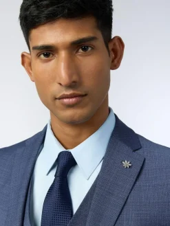 Discount Ted Baker Tailoring Slim Blue Foyle Airforce Scratch Jacket