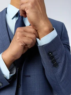 Discount Ted Baker Tailoring Slim Blue Foyle Airforce Scratch Jacket