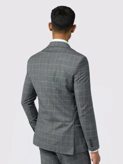 Clearance Ted Baker Tailoring Slim Grey Hilson Charc Text Jackets