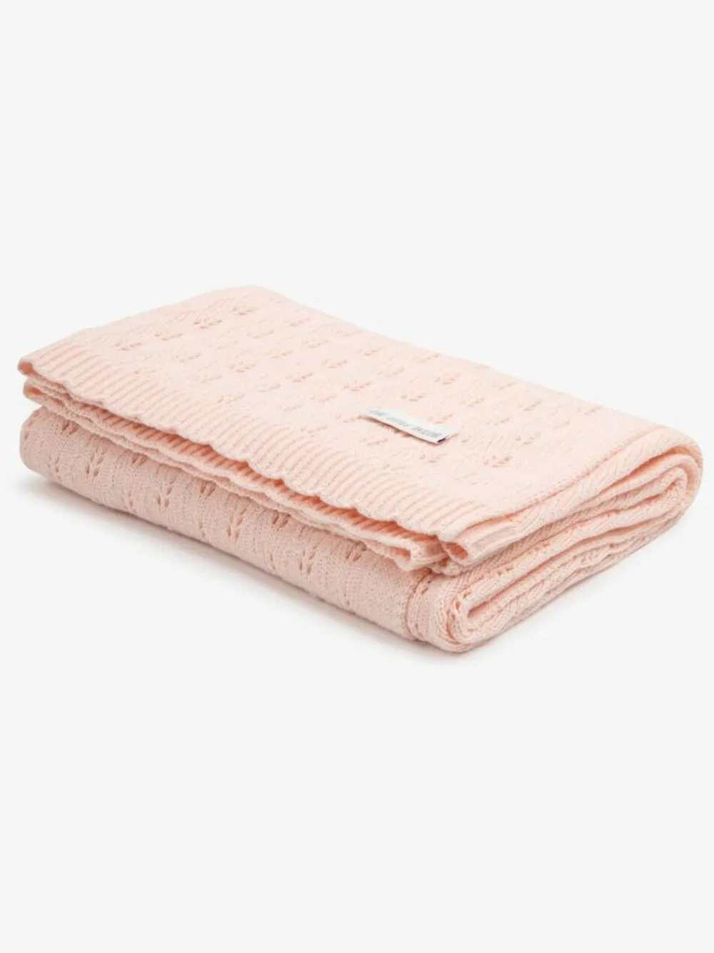 Outlet The Little Tailor 100% Cotton Pointelle Knitted Blanket