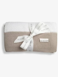 Hot The Little Tailor Baby 100% Cotton Textured Stripe Shawl Blanket