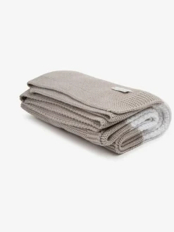 Hot The Little Tailor Baby 100% Cotton Textured Stripe Shawl Blanket