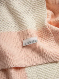 The Little Tailor Baby 100% Cotton Textured Stripe Shawl Blanket^ Nursery Bedding|Blankets