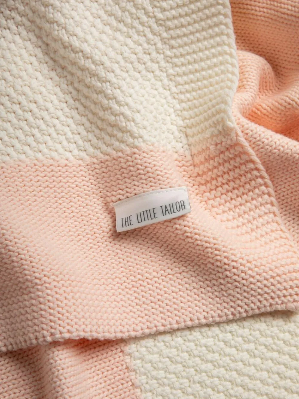 The Little Tailor Baby 100% Cotton Textured Stripe Shawl Blanket^ Nursery Bedding|Blankets