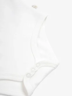 The Little Tailor Baby Chunky Sherpa Fleece Dungarees and Bodysuit Set^ Bodysuits & Vests|Vests